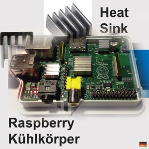 Kühlkörper Montage am Raspberry Pi 3 und Zero